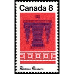 canada stamp 568 thunderbird and belt 8 1973