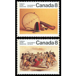 canada stamp 574i 575i subarctic indians 1975
