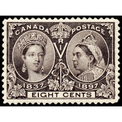 canada stamp 56 queen victoria diamond jubilee 8 1897 M XFNH 043