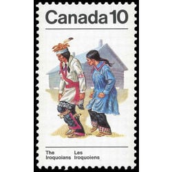 canada stamp 581 iroquoian couple 10 1976
