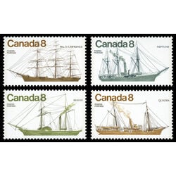 canada stamp 670 3 coastal vessels 1975