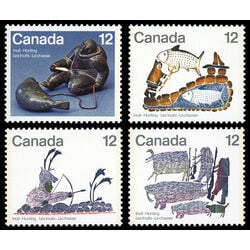 canada stamp 748 51 inuit hunting 1977