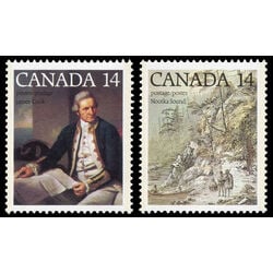 canada stamp 763 4 captain james cook 1978