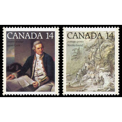 canada stamp 763 4 captain james cook 1978