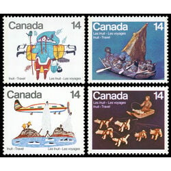 canada stamp 769 72 inuit travel 1978