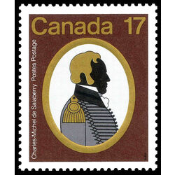 canada stamp 819 colonel c m de salaberry 17 1979