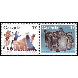 canada stamp 836a inuit shelter and community 1979