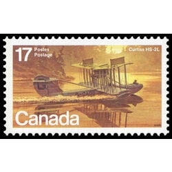 canada stamp 843 curtiss hs 2l 17 1979