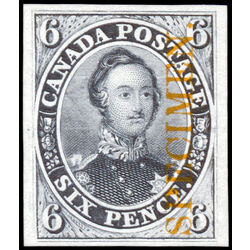 canada stamp 2tcv hrh prince albert 6d 1851 M VF 007