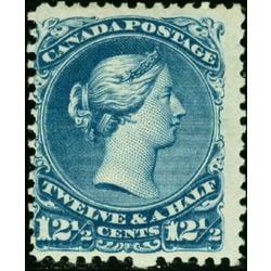 canada stamp 28b queen victoria 12 1868