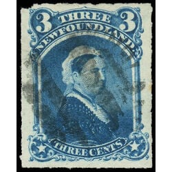 newfoundland stamp 39i queen victoria 3 1877