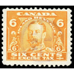 canada revenue stamp fx3 george v excise tax 6 1915