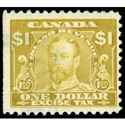 canada revenue stamp fx14 george v excise tax 1 1915