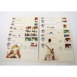 united states first day covers of the 1984 olympic games