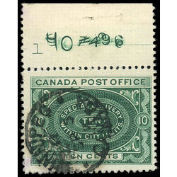 canada stamp e special delivery e1 special delivery stamps 10 1898 U F VF 030