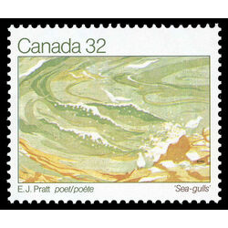 canada stamp 979i e j pratt poet 32 1983