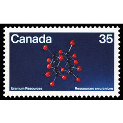 canada stamp 865 uraninite molecular structure 35 1980