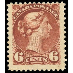 canada stamp 43iv queen victoria 6 1888