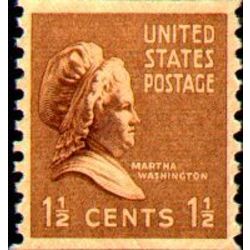 us stamp postage issues 840 martha washington 1 1939