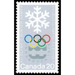 canada stamp 689 snowlake and olympic symbols 20 1976