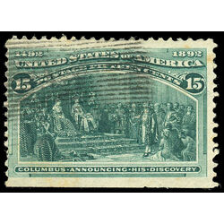 us stamp postage issues 238 announcing his discovery 15 1893