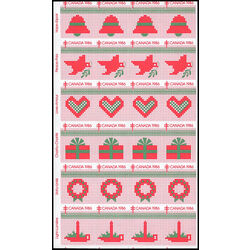canada stamp christmas seals cs85 christmas seals 1986