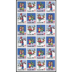 canada stamp christmas seals cs88 christmas seals 1989