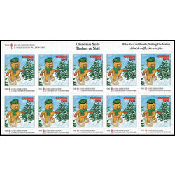canada stamp christmas seals cs94 christmas seals 1995
