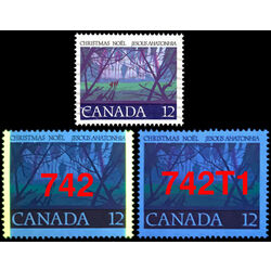 canada stamp 742t1 angelic choir 12 1977 U DEF 002