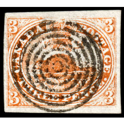 canada stamp 1 beaver 3d 1851 U XF 041