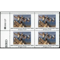 us stamp rw hunting permit rw wa16 washington canada geese mallard widgeon 6 2000 PB