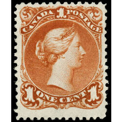 canada stamp 22 queen victoria 1 1868 M F VF 023