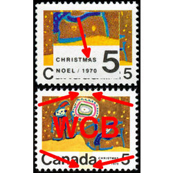 collection of canada stamps 522 dot between m and a pos 56 untagged 522iii wcb 522ipi