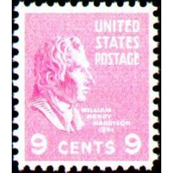 us stamp postage issues 814 william h harrison 9 1938