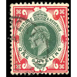 great britain stamp 138a king edward vii 1sh 1911