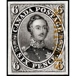 canada stamp 2tcx hrh prince albert 6d 1851 M XF 001
