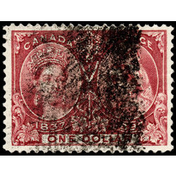 canada stamp 61 queen victoria diamond jubilee 1 1897 U VF 066