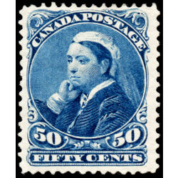 canada stamp 47 queen victoria 50 1893