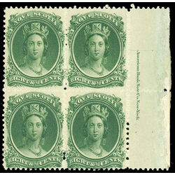 nova scotia stamp 11 queen victoria 8 1860 PB 007