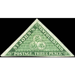 newfoundland stamp 3 1857 first pence issue 3d 1857 M VF 015