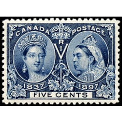 canada stamp 54 queen victoria diamond jubilee 5 1897