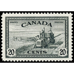 canada stamp 271 combine harvesting 20 1946