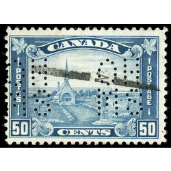canada stamp o official oa176 grand pre ns acadian memorial church 50 1930