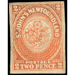 newfoundland stamp 11 1860 second pence issue 2d 1860 M VFNG 013