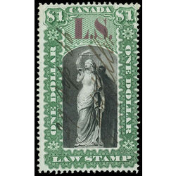 canada revenue stamp ol41 law stamps 1 1864