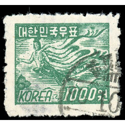 korea south stamp 187c mural from ancient tomb 1952