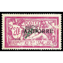 andorra stamp 22 liberty and peace 1931