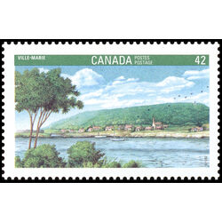 canada stamp 1405 ville marie 42 1992