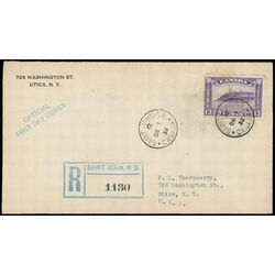 canada stamp 201 quebec citadel 13 1932 FDC 008