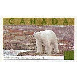 canada stamp 1990b polar bear watching churchill mb 1 25 2003